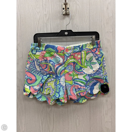 Shorts Designer By Lilly Pulitzer In Blue & Pink, Size: 0