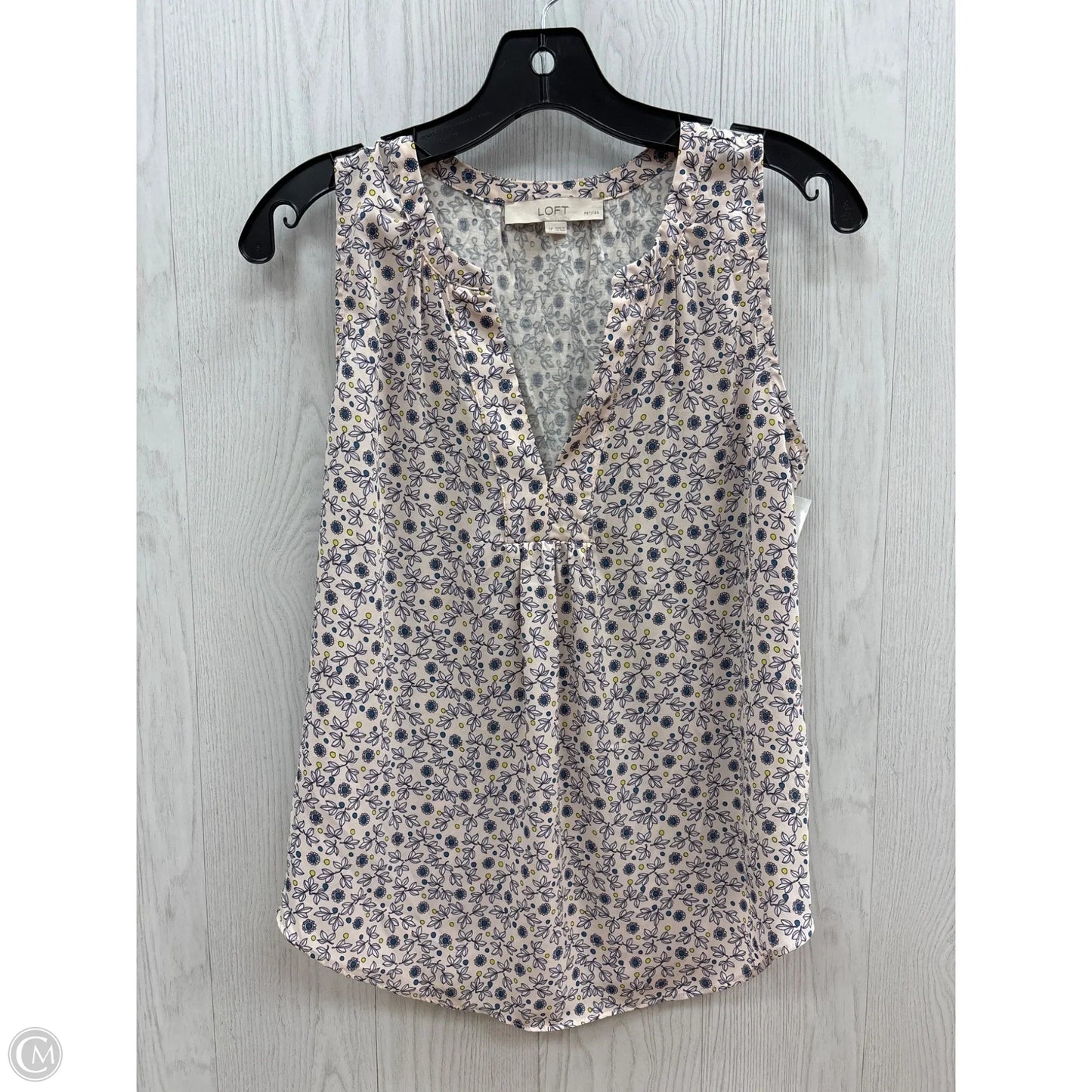 Top Sleeveless By Loft In Pink, Size: Sp
