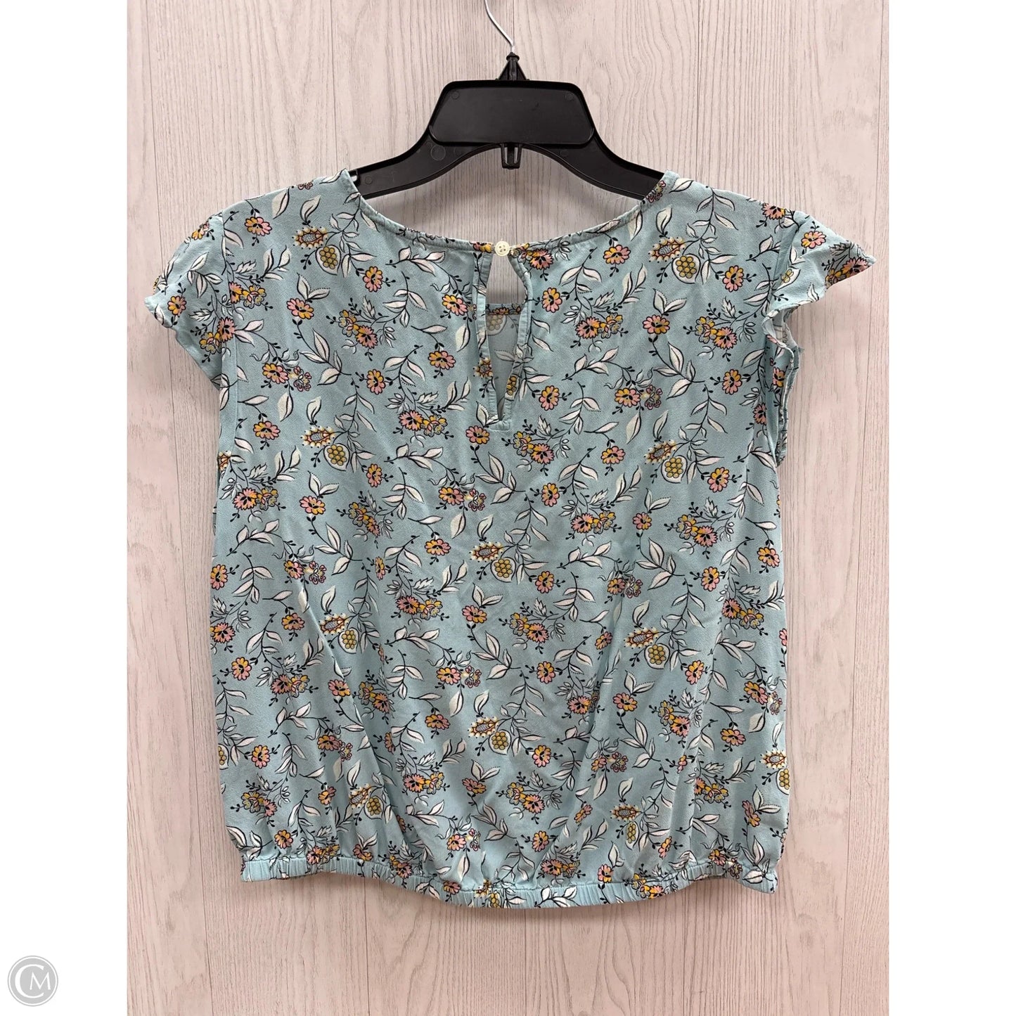 Top Sleeveless By Loft In Blue, Size: S