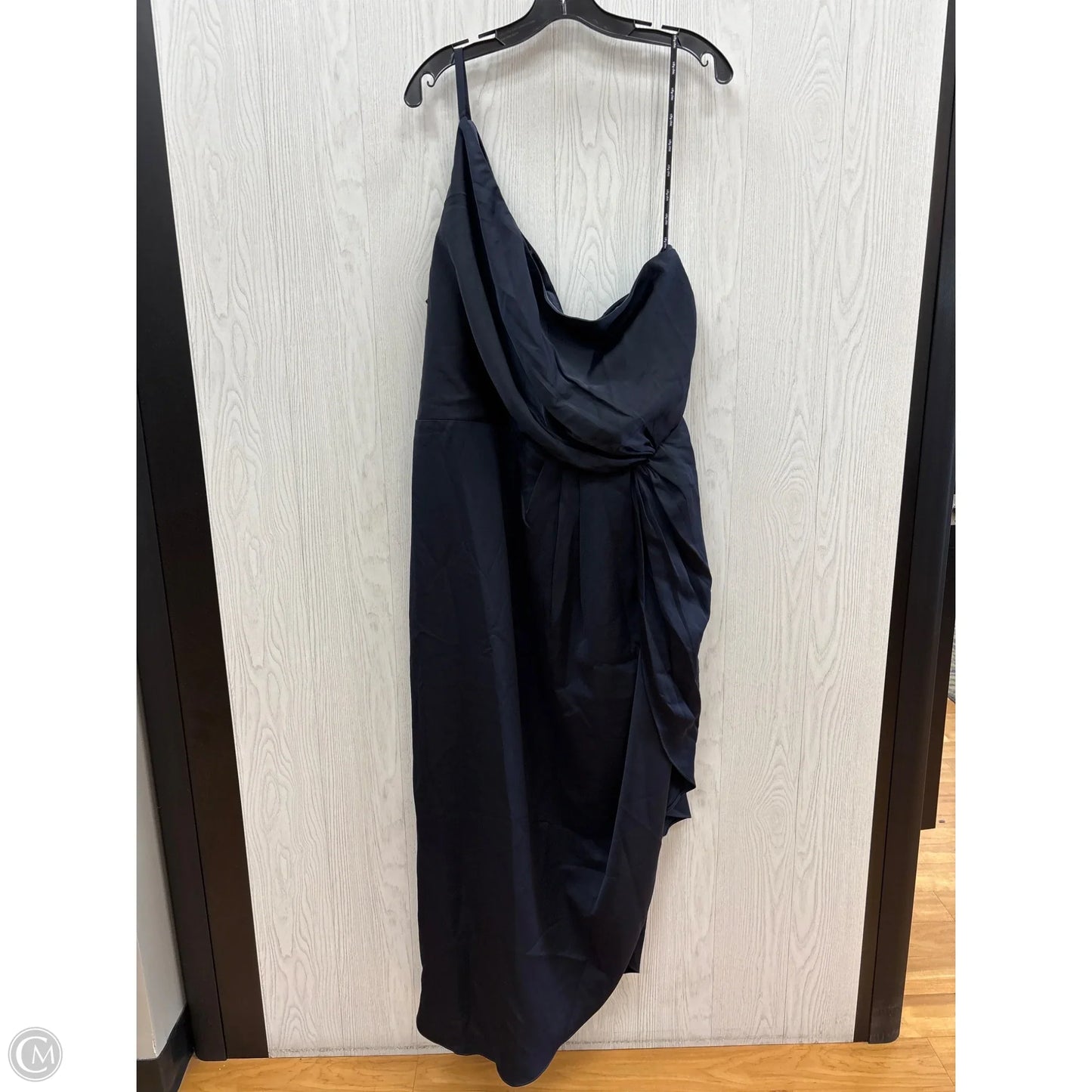 Dress Party Midi By City Chic In Navy, Size: 24