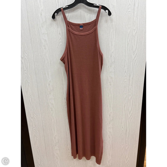Dress Casual Maxi By Old Navy In Mauve, Size: Xl