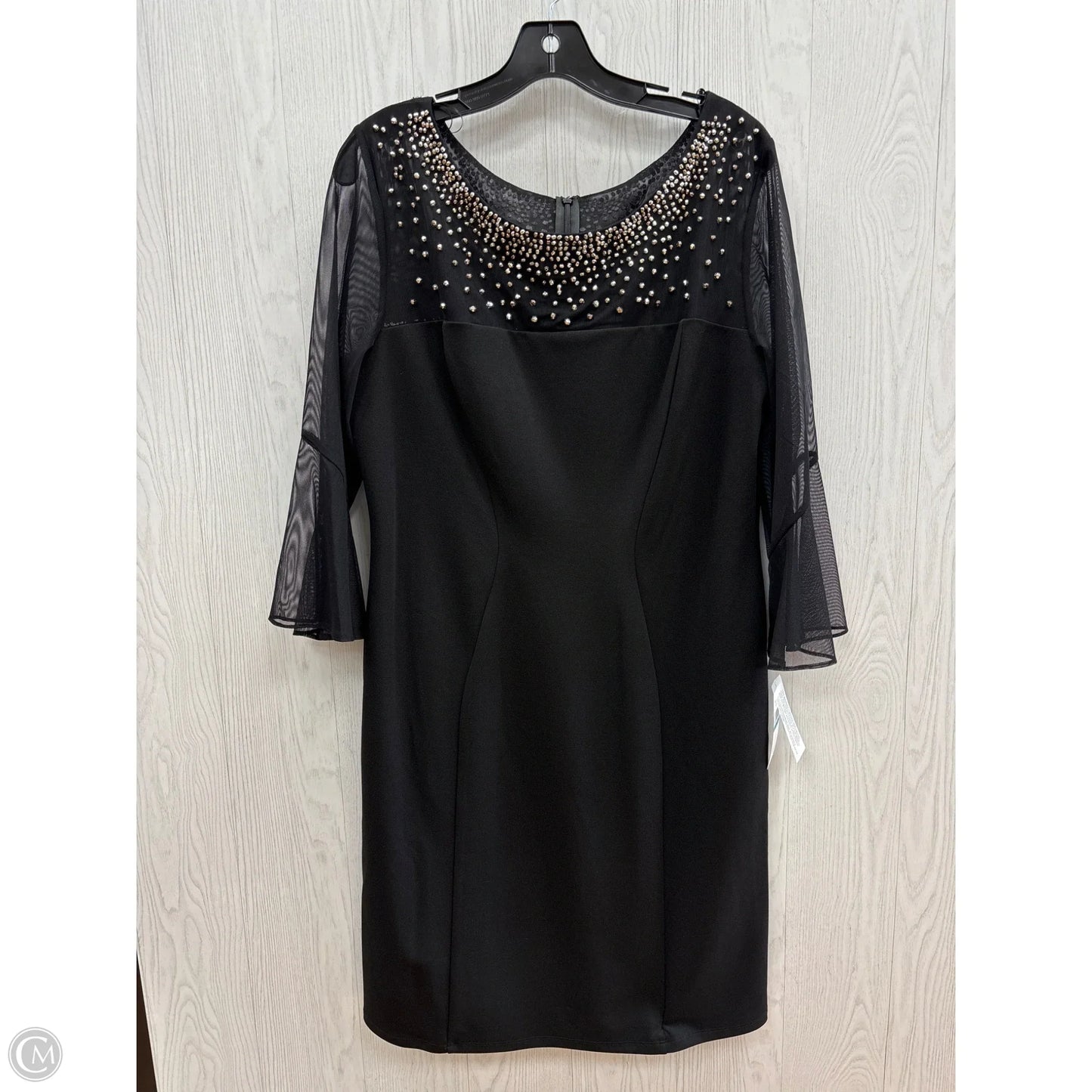 Dress Party Short By Alex Evenings In Black, Size: 16