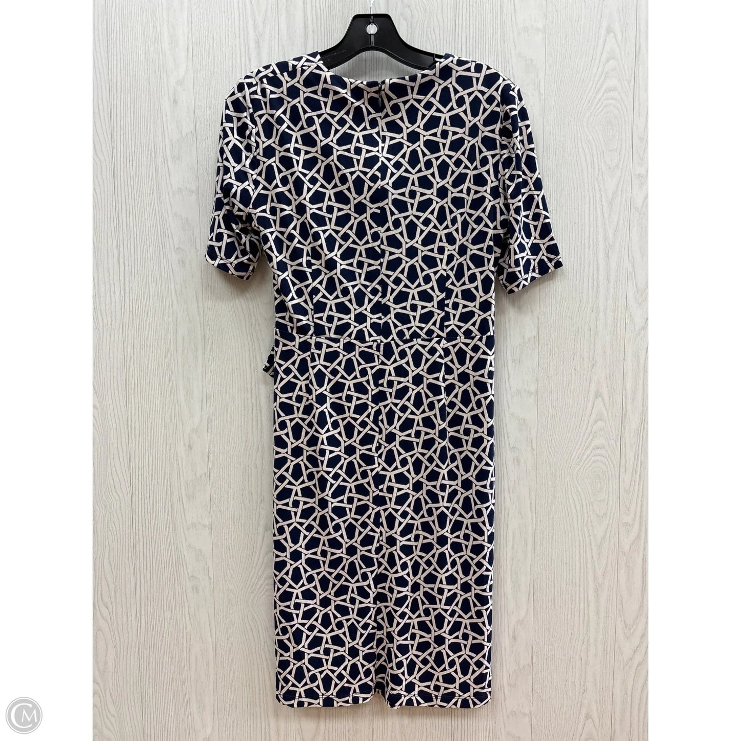 Dress Work By Liz Claiborne In Blue & White, Size: 4