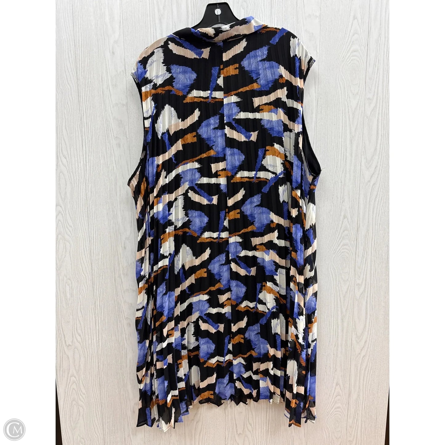 Dress Casual Short By Nine West In Black & Blue, Size: 4x