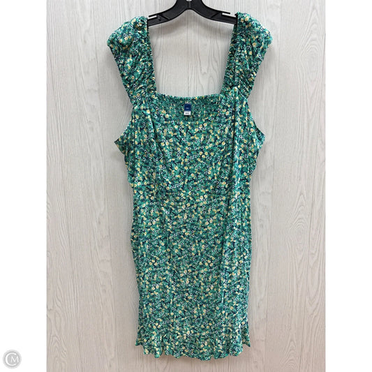 Dress Casual Short By Old Navy In Teal, Size: Xxl