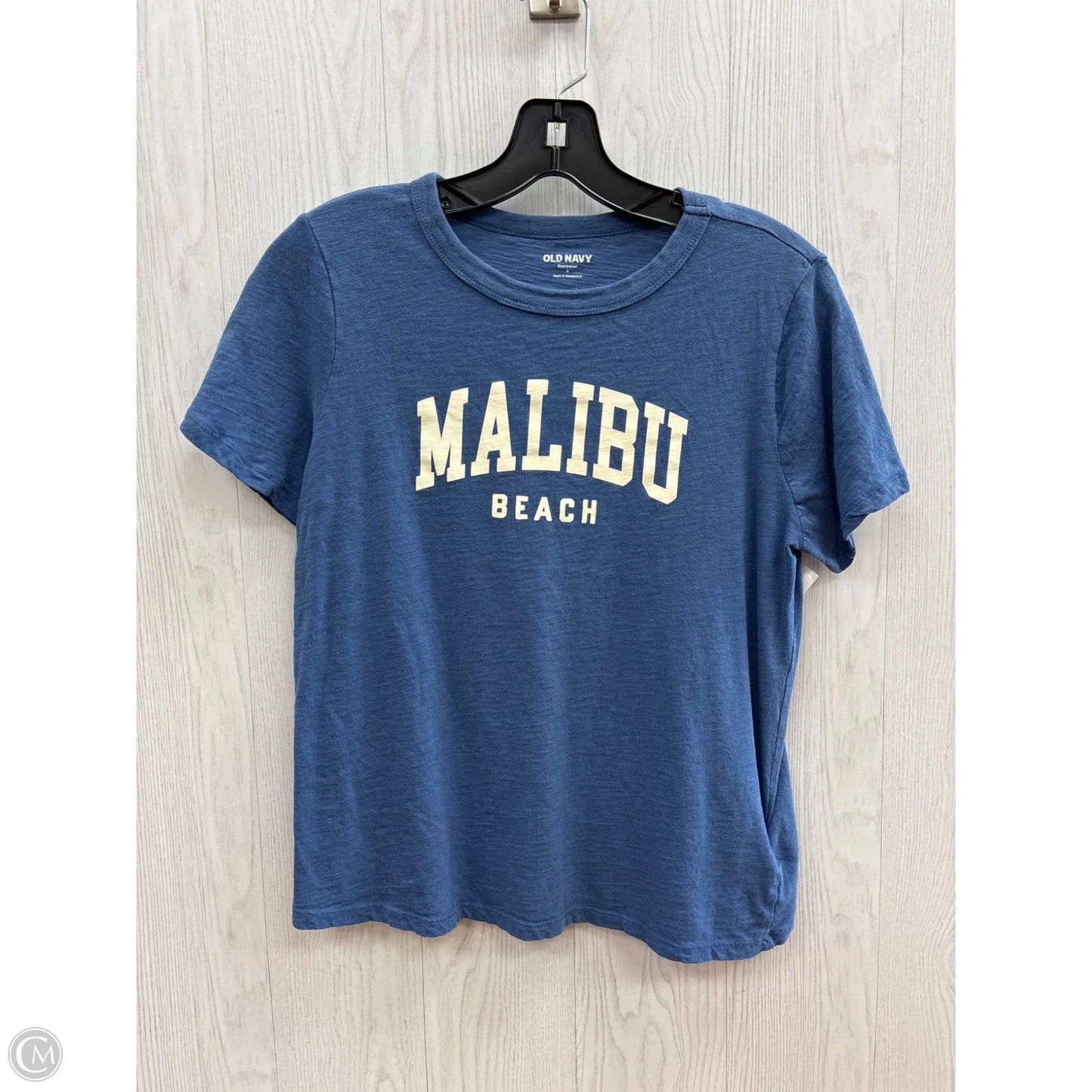 Top Short Sleeve Basic By Old Navy In Blue, Size: S