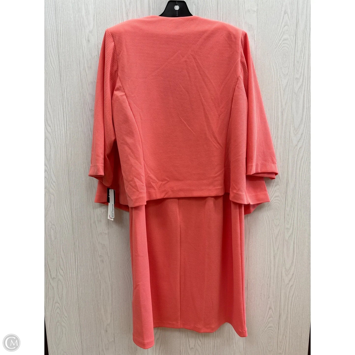 Dress Set 2pc By Studio 1 In Peach, Size: 18