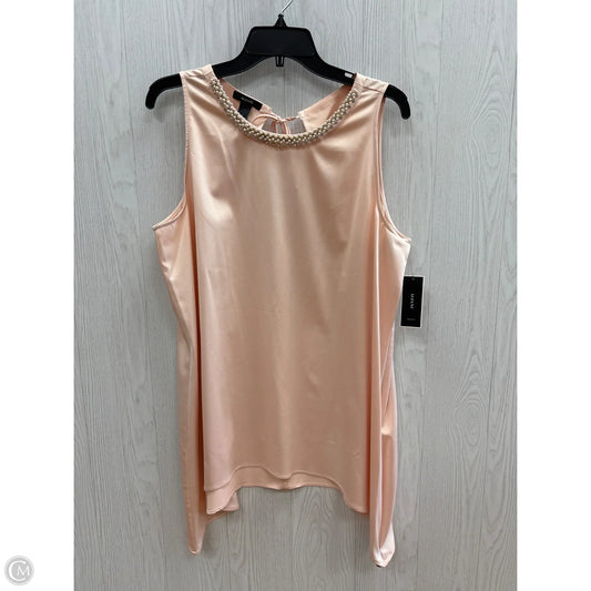Top Sleeveless By Alfani In Pink, Size: 16