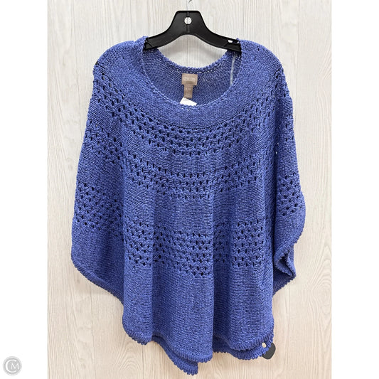Shawl By Chicos In Blue, Size: M