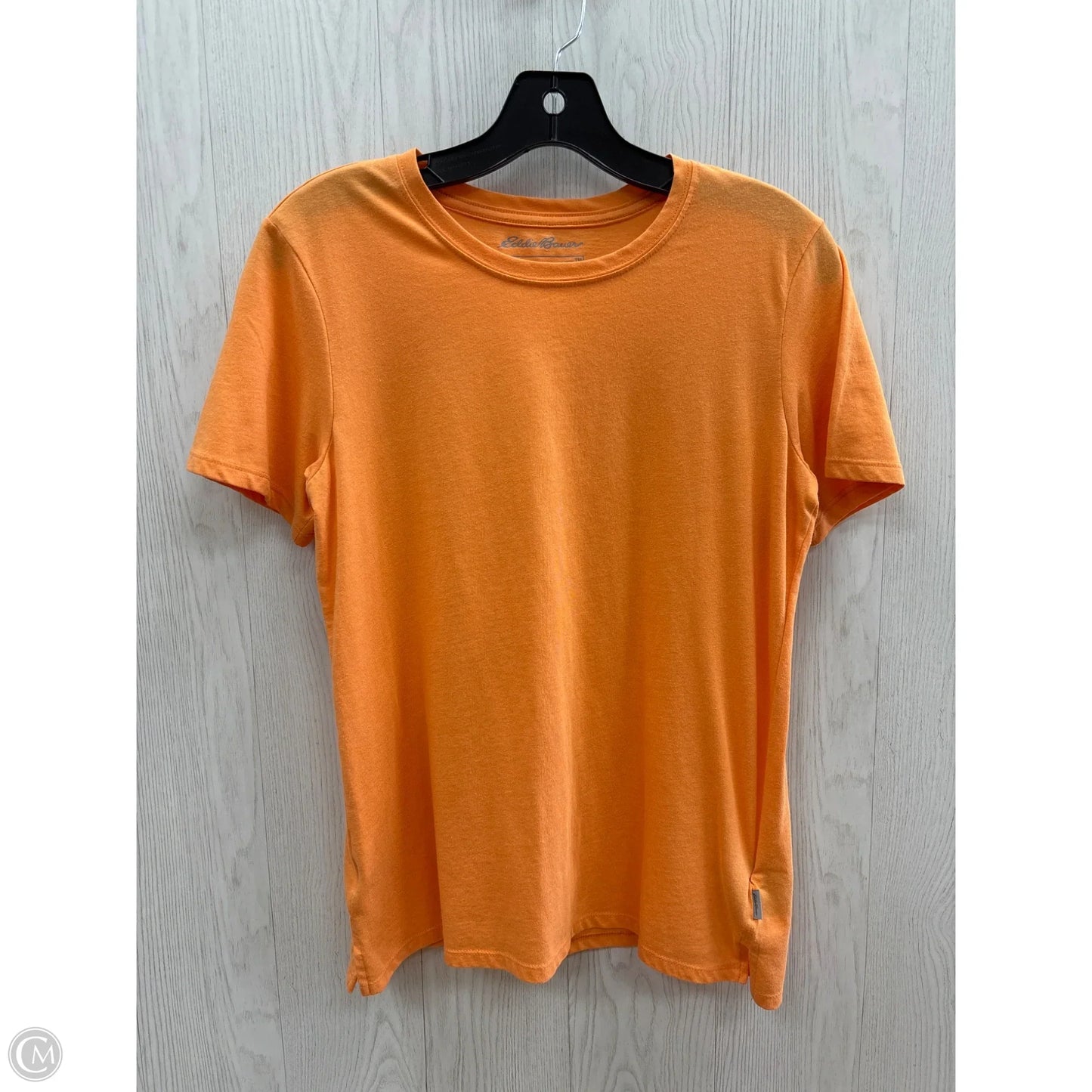 Top Short Sleeve Basic By Eddie Bauer In Orange, Size: M