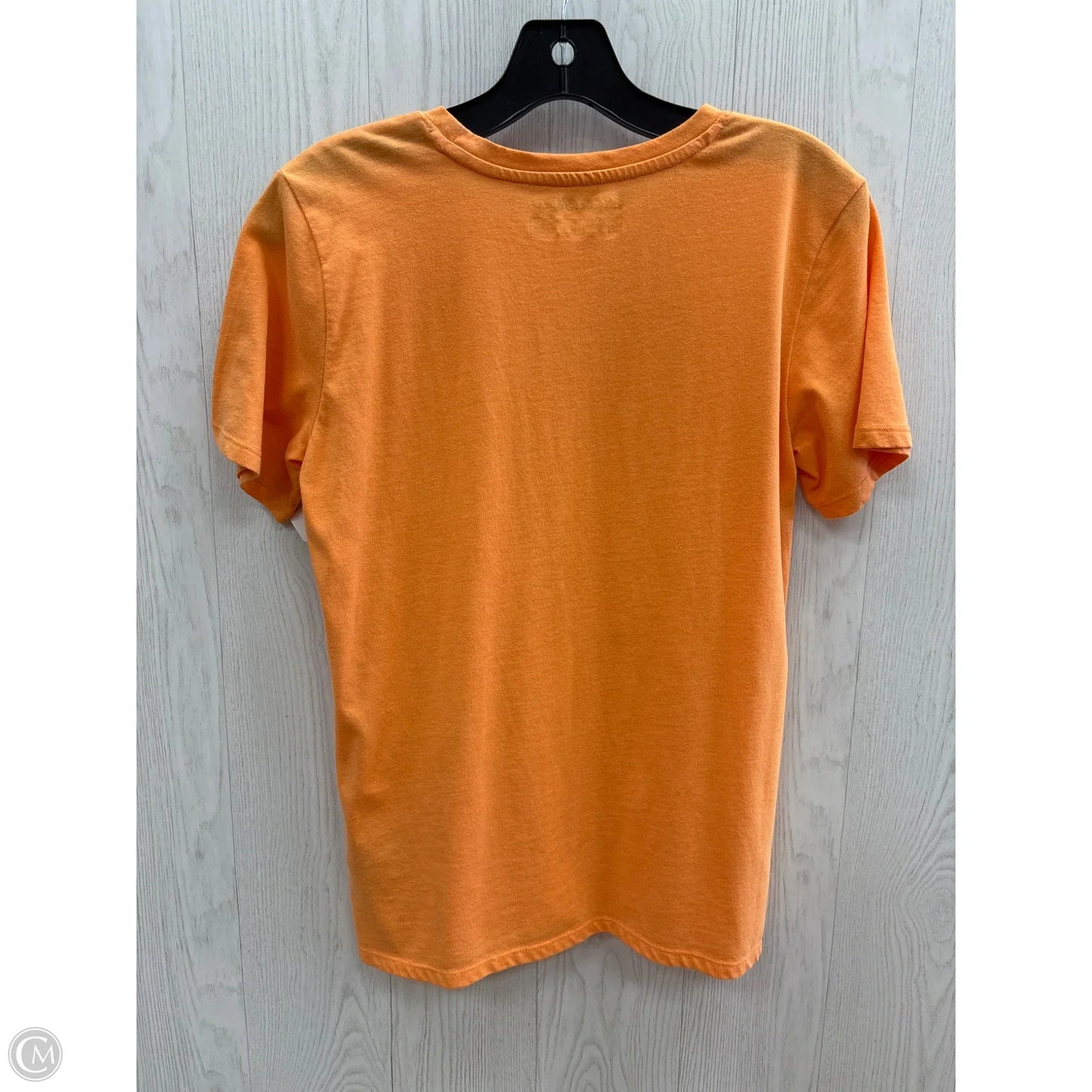 Top Short Sleeve Basic By Eddie Bauer In Orange, Size: M