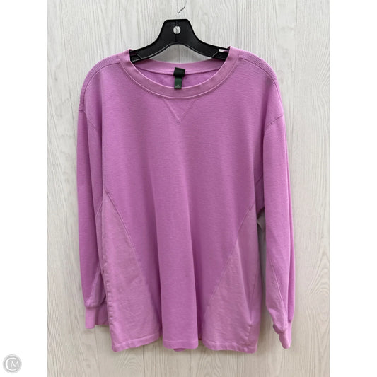 Top Long Sleeve By Wild Fable In Purple, Size: Xs