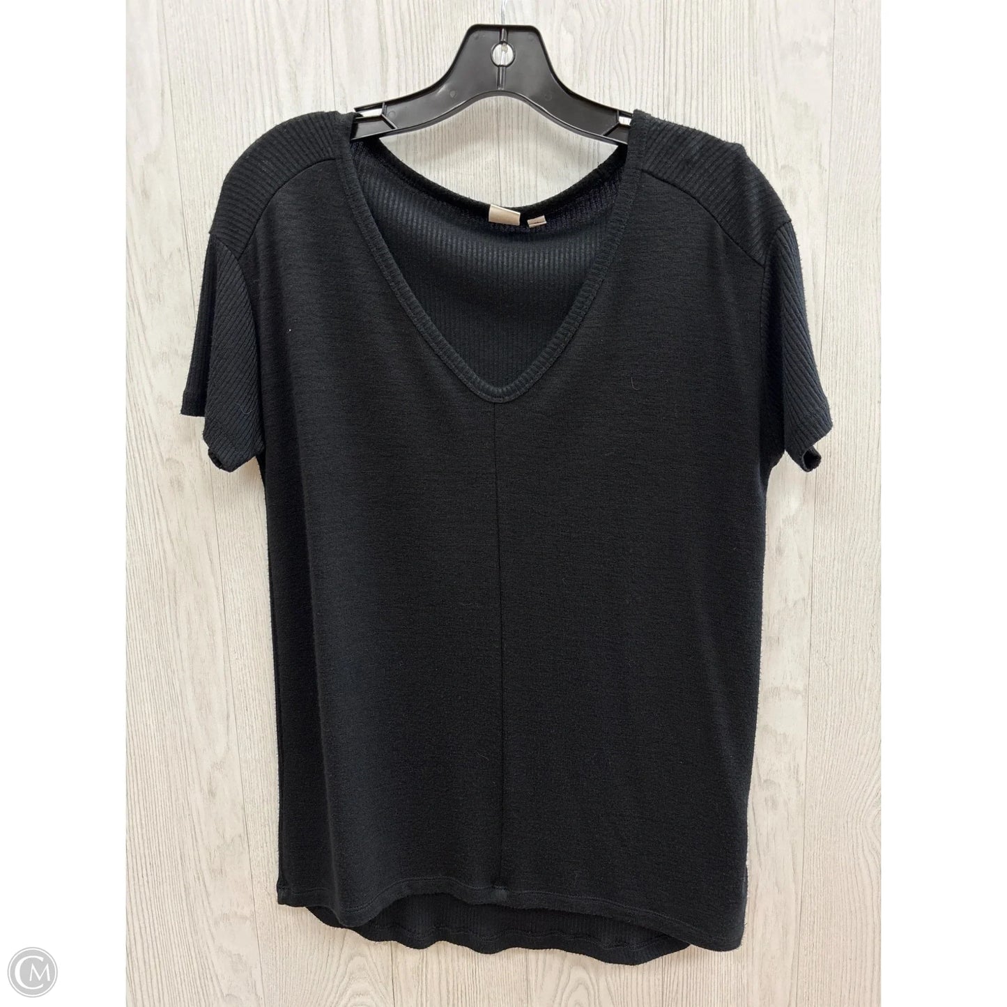 Top Short Sleeve Basic By Gap In Black, Size: Xs