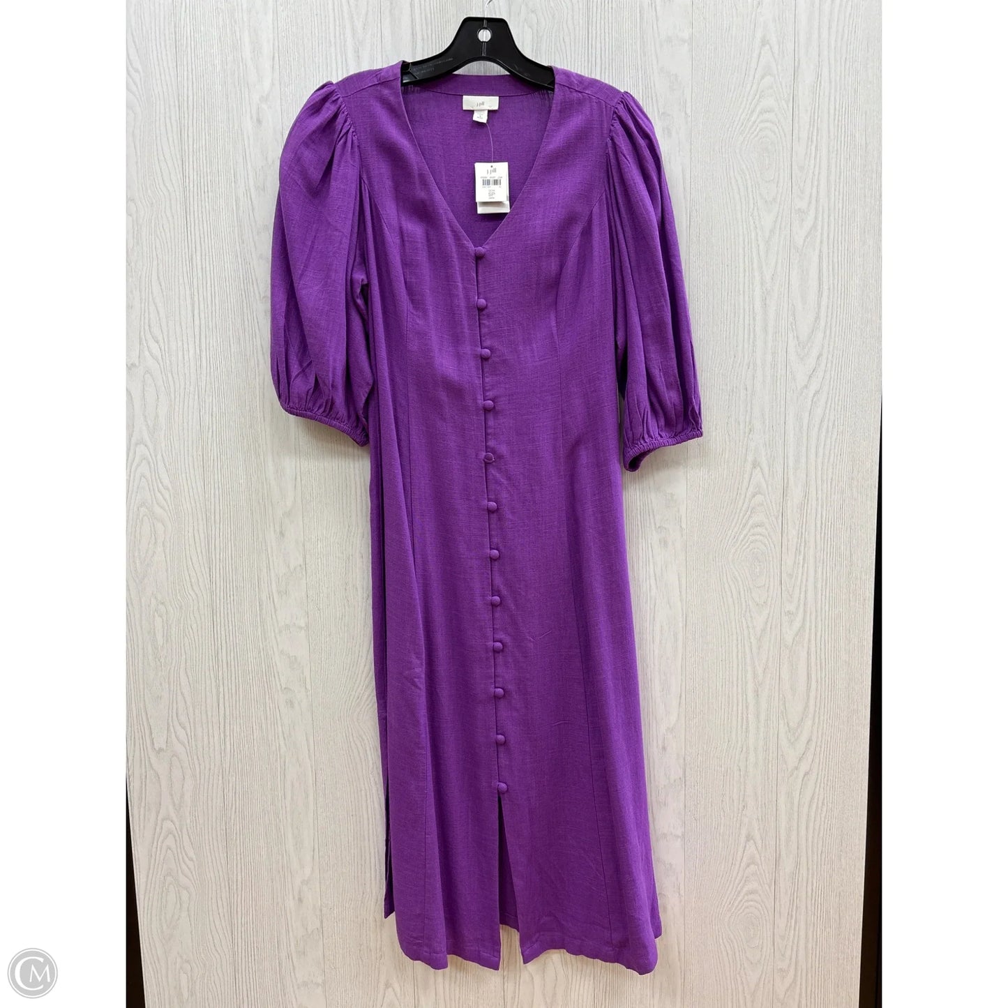 Dress Casual Maxi By J. Jill In Purple, Size: Petite   S