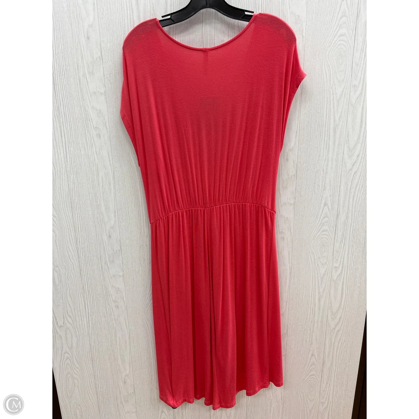 Dress Casual Midi By Clothes Mentor In Coral, Size: 1x