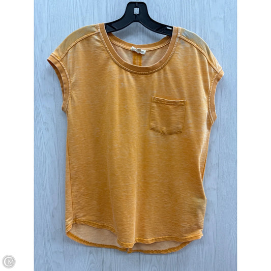 Top Short Sleeve By Jane And Delancey In Orange, Size: S