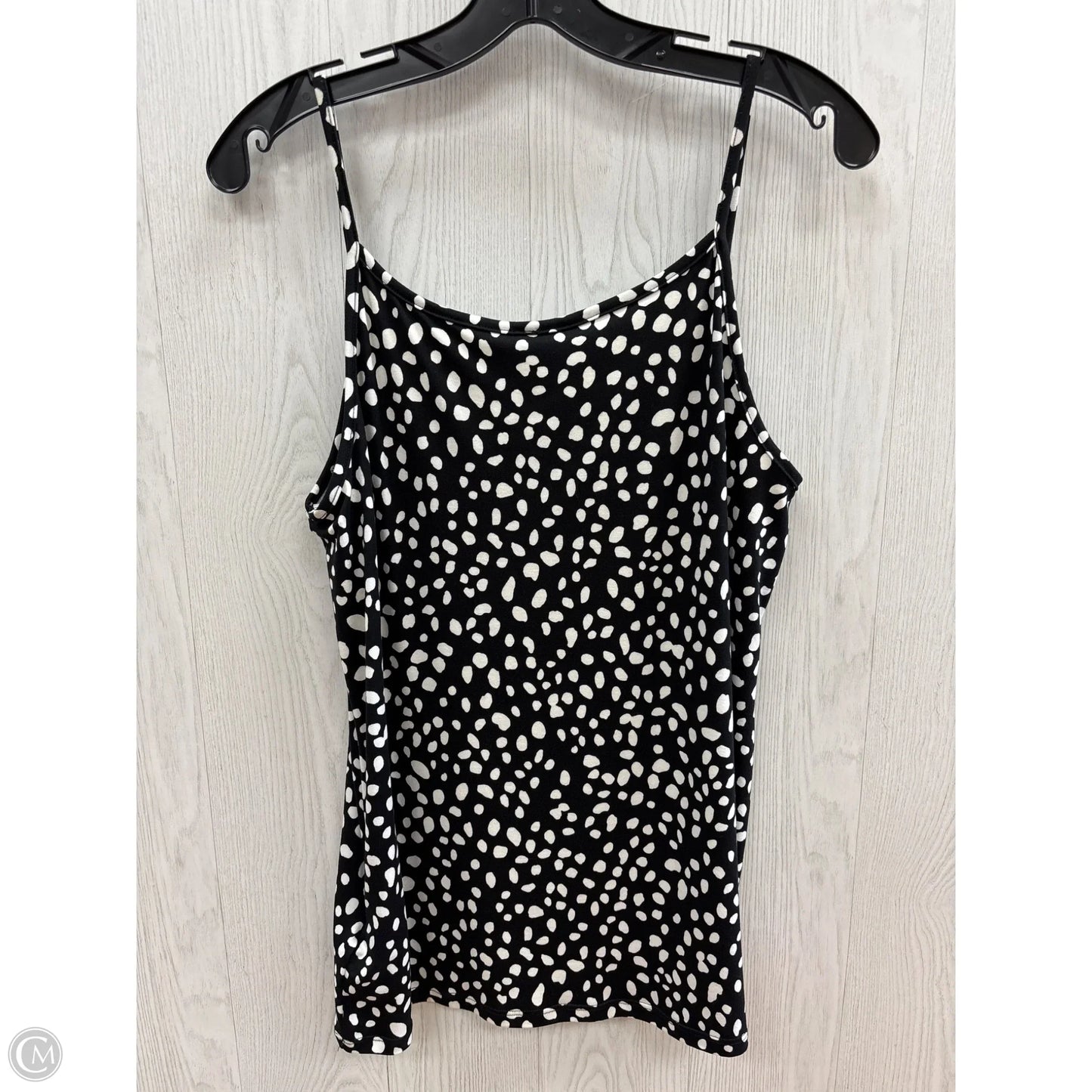 Top Sleeveless Basic By Vanilla Bay In Polkadot Pattern, Size: L