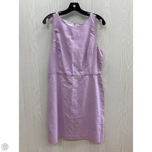 Dress Casual Short By Loft In Purple, Size: 8