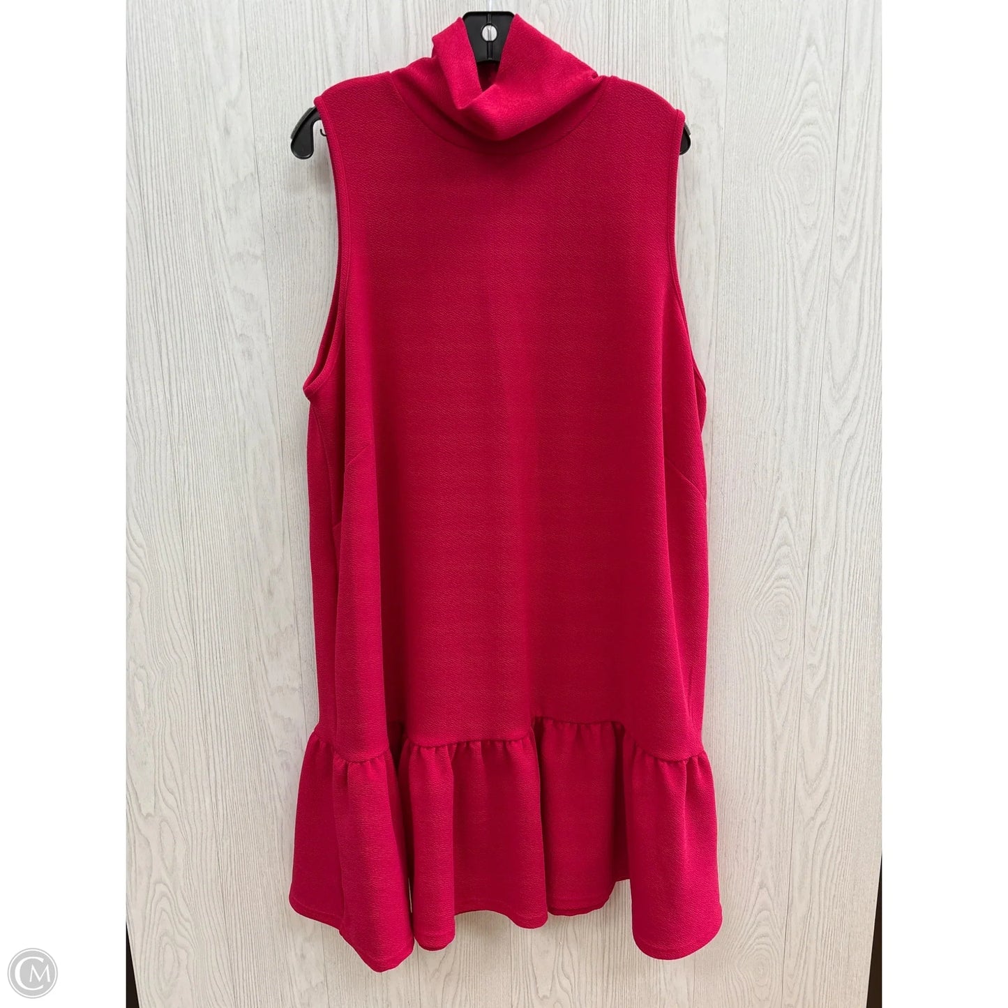 Dress Casual Short By Ophelia Roe In Pink, Size: 1x