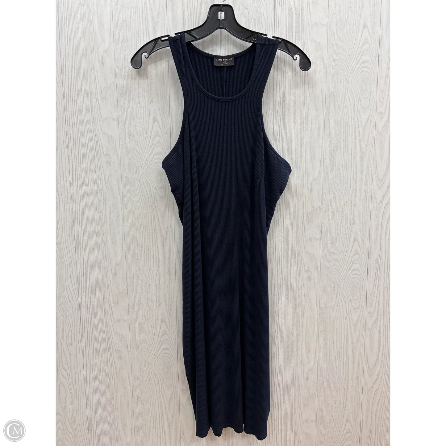 Dress Casual Midi By Lane Bryant In Navy, Size: 1x