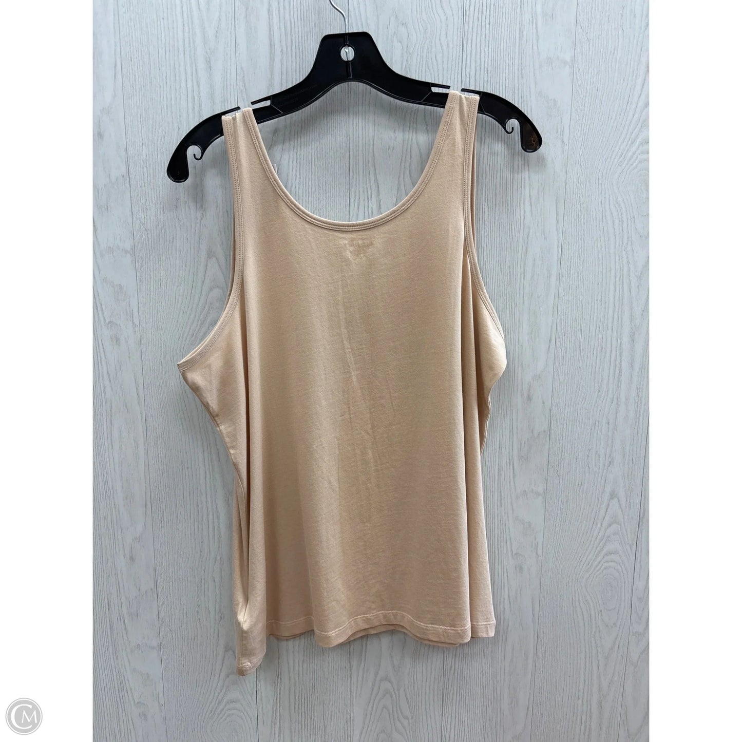 Top Sleeveless Basic By Old Navy In Cream, Size: Xl