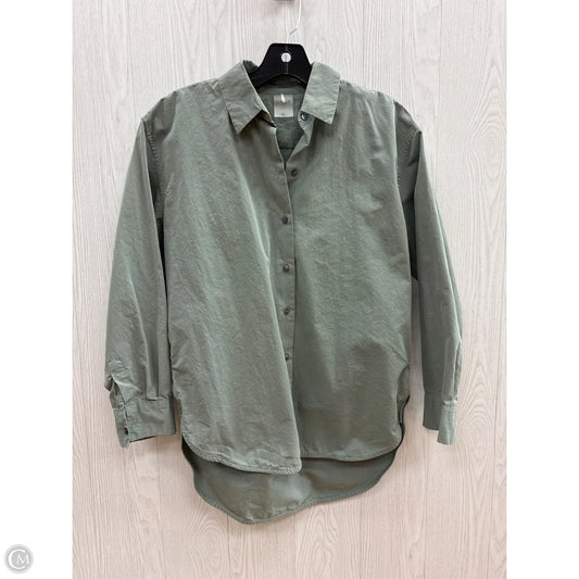 Top Long Sleeve Basic By Calia In Sage, Size: Xs