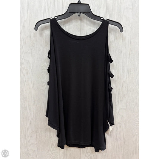 Top Short Sleeve By Clothes Mentor In Black, Size: S