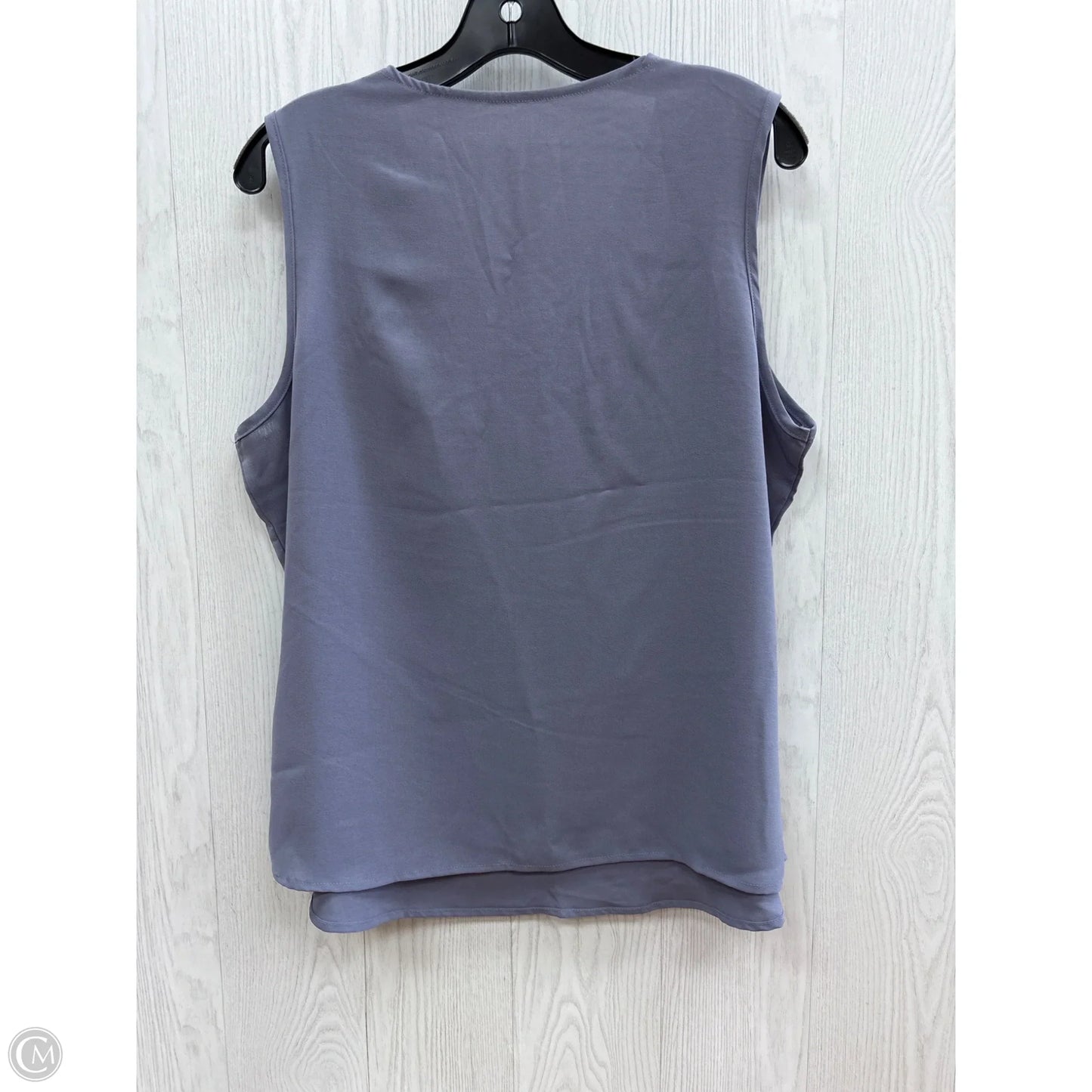 Top Sleeveless Basic By Clothes Mentor In Grey, Size: Xl