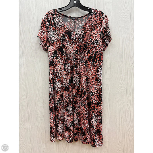 Dress Casual Short By Notations In Black & Orange, Size: Petite  M