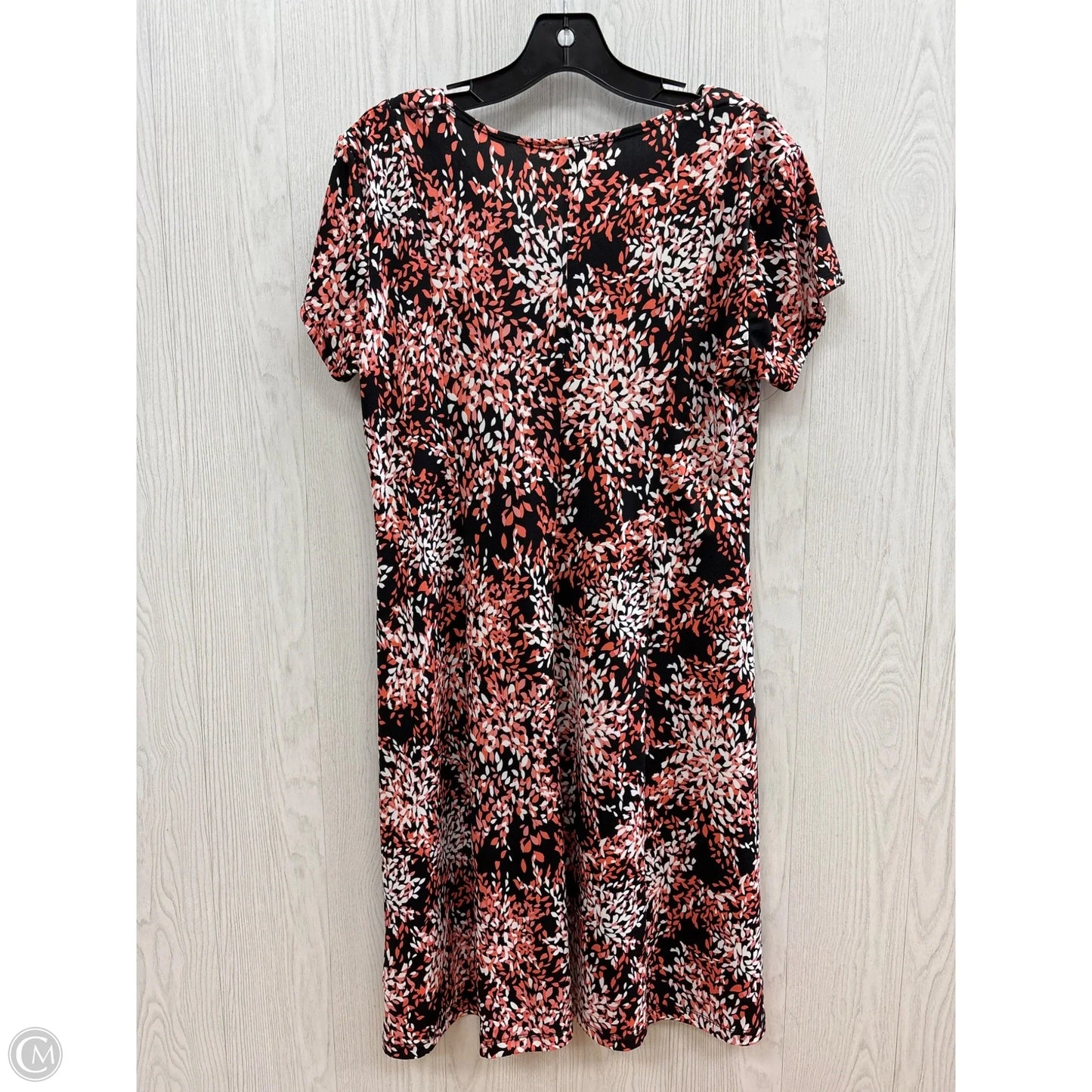 Dress Casual Short By Notations In Black & Orange, Size: Petite  M