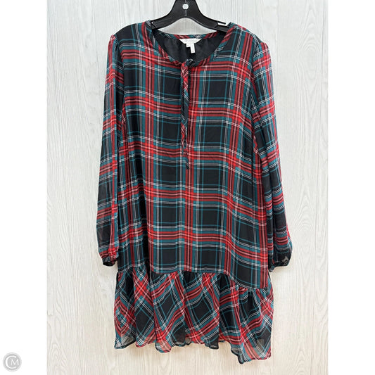 Dress Casual Short By Draper James In Plaid Pattern, Size: Xl