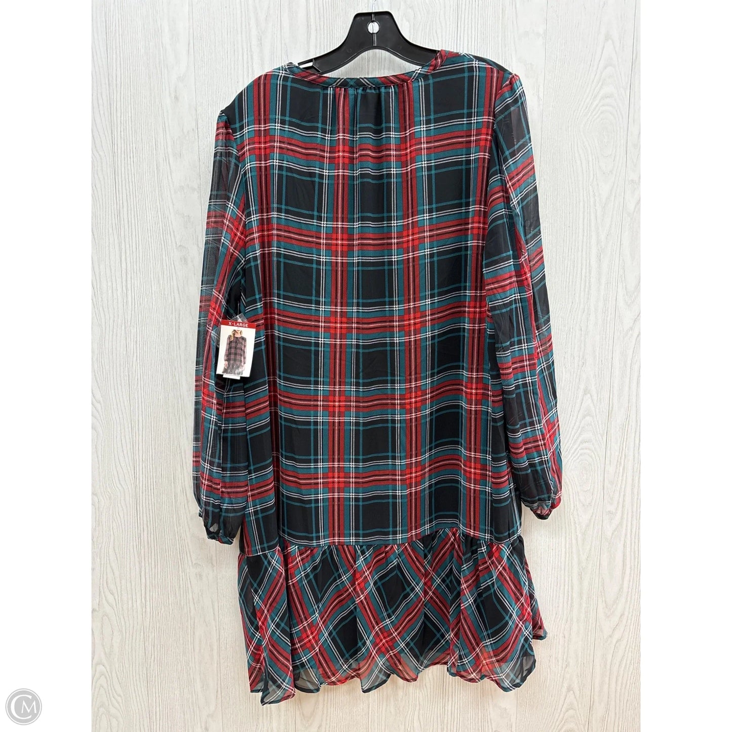 Dress Casual Short By Draper James In Plaid Pattern, Size: Xl