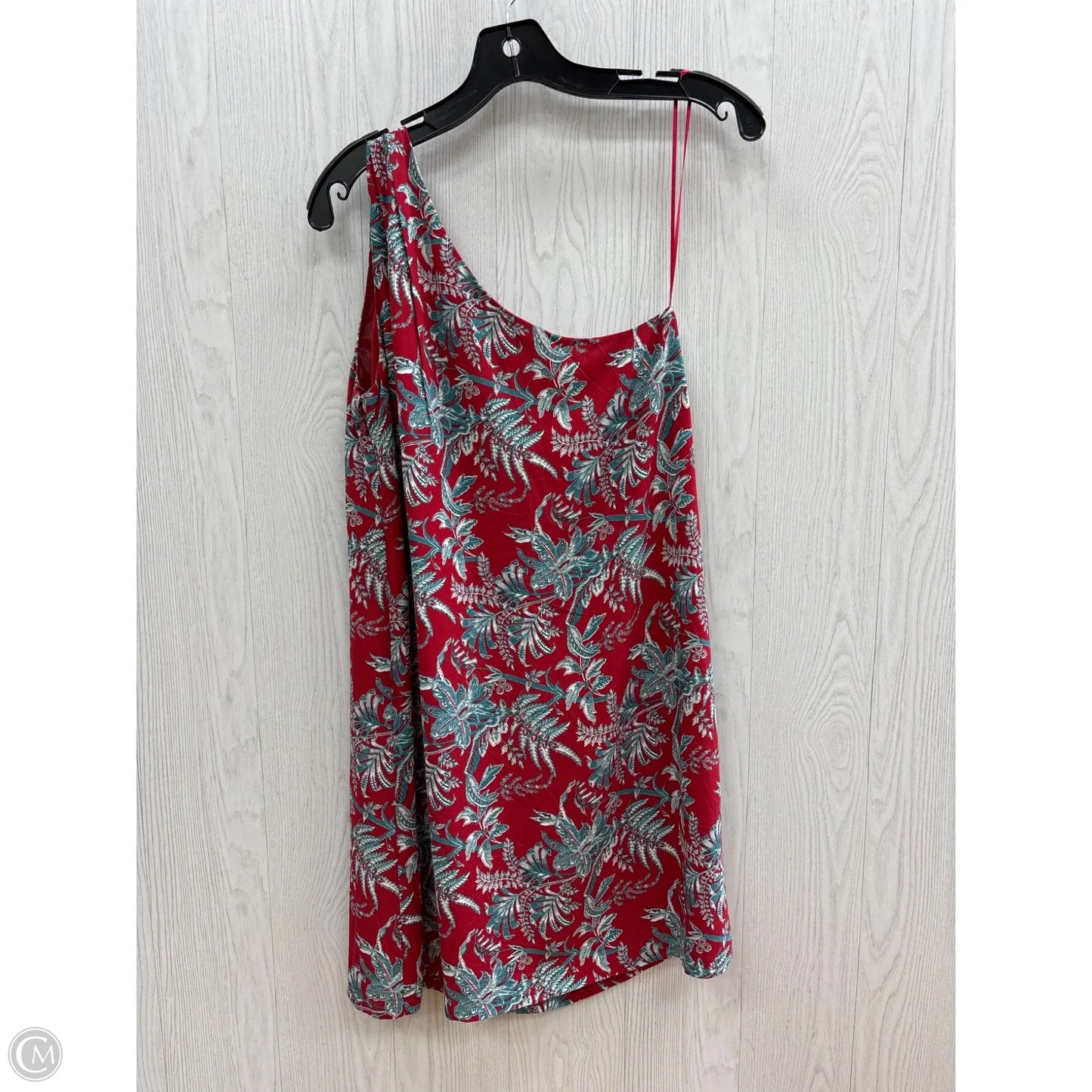 Dress Casual Short By Loft In Blue & Red, Size: S