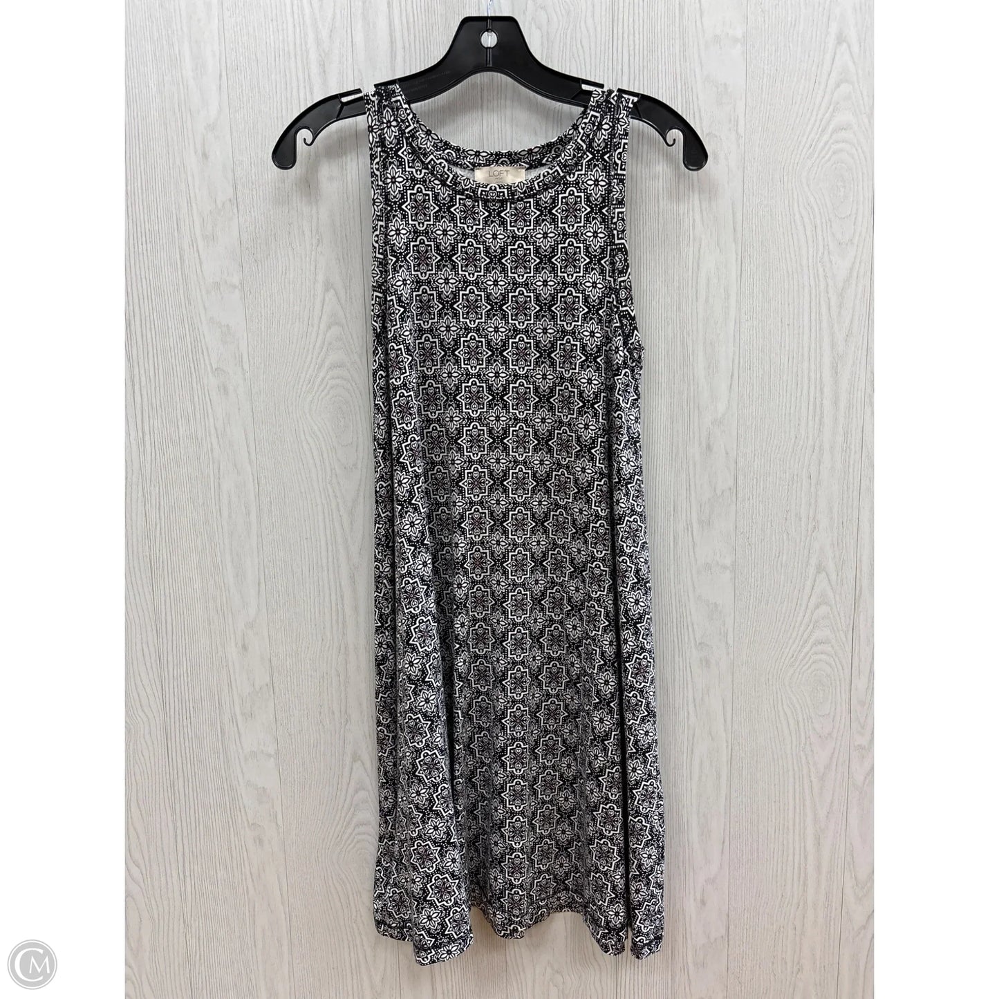 Dress Casual Short By Loft In Black & White, Size: Xxsp