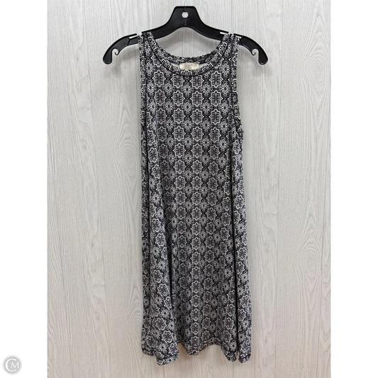 Dress Casual Short By Loft In Black & White, Size: Xxsp