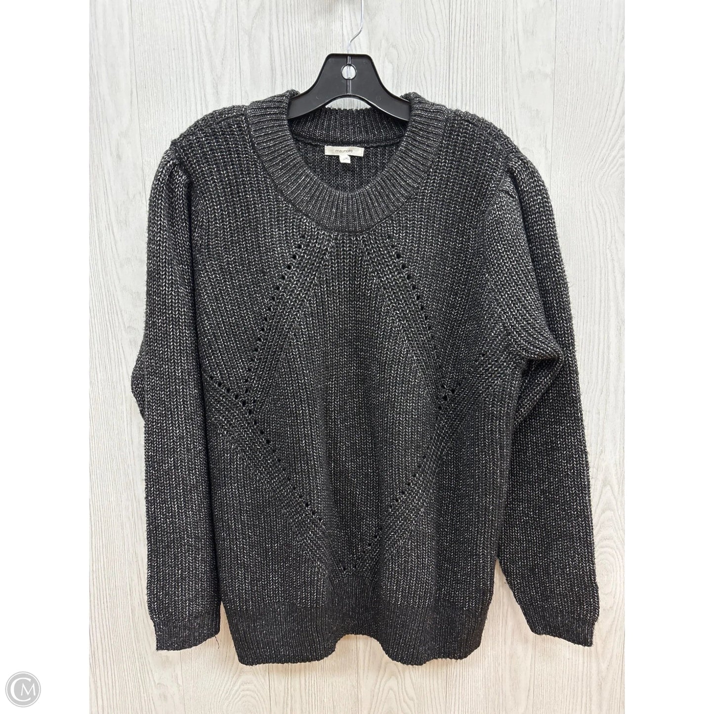 Sweater By Maurices In Black & White, Size: Xxl