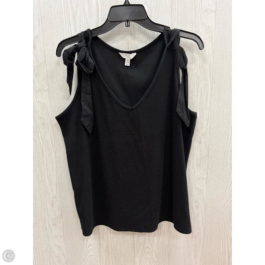 Top Sleeveless By Time And Tru In Black, Size: Xl