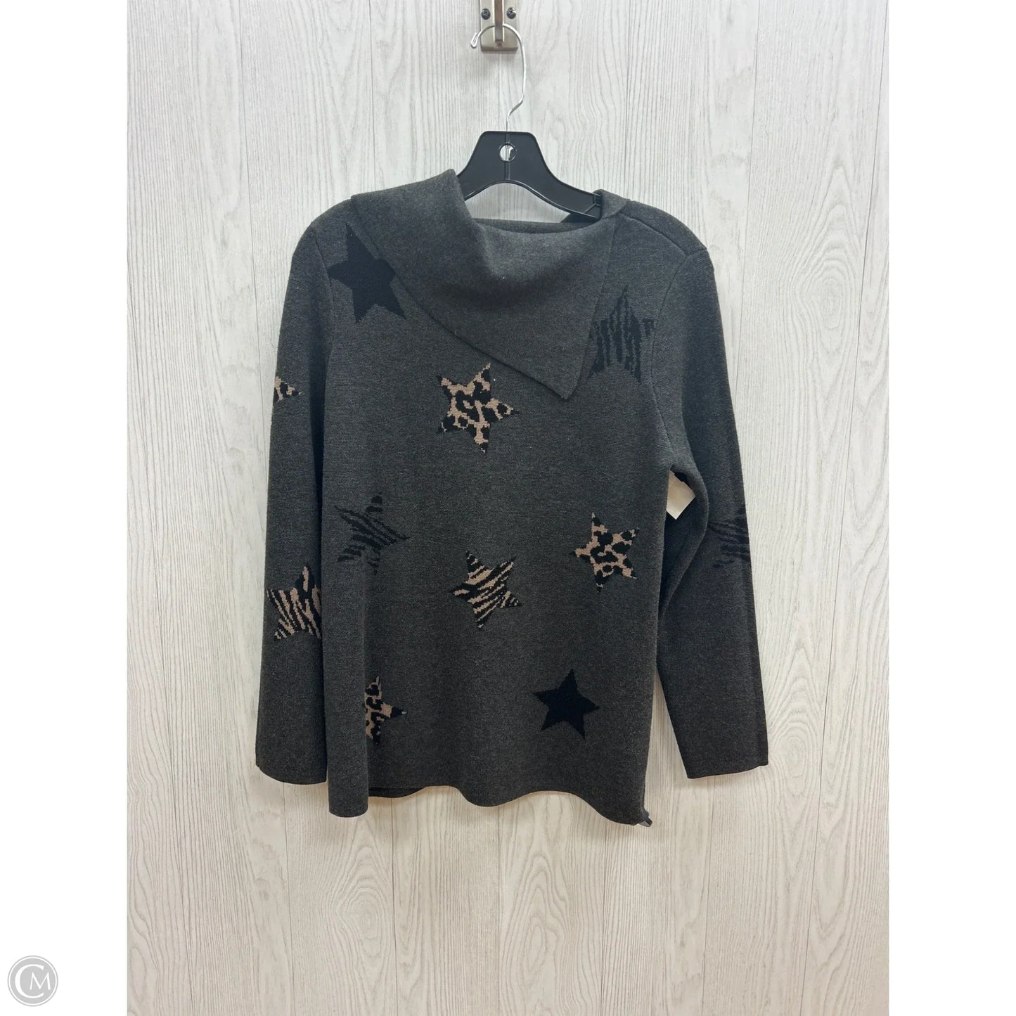 Sweater By Investments In Grey, Size: Mp