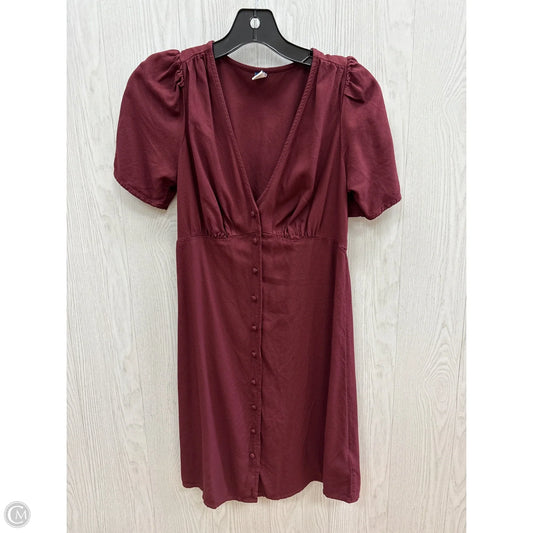 Dress Casual Short By Old Navy In Maroon, Size: Xs