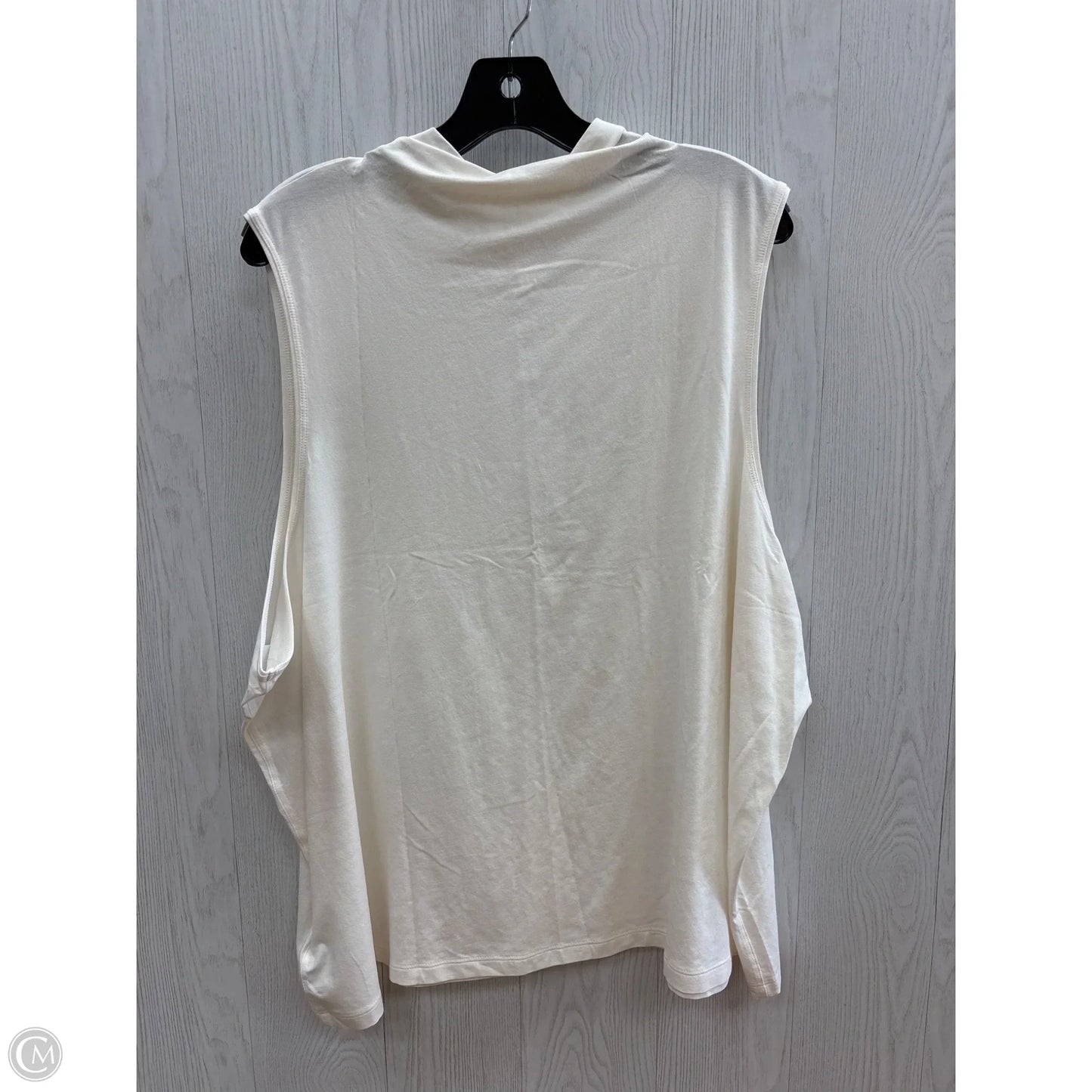 Top Sleeveless By Athleta In Cream, Size: 3x