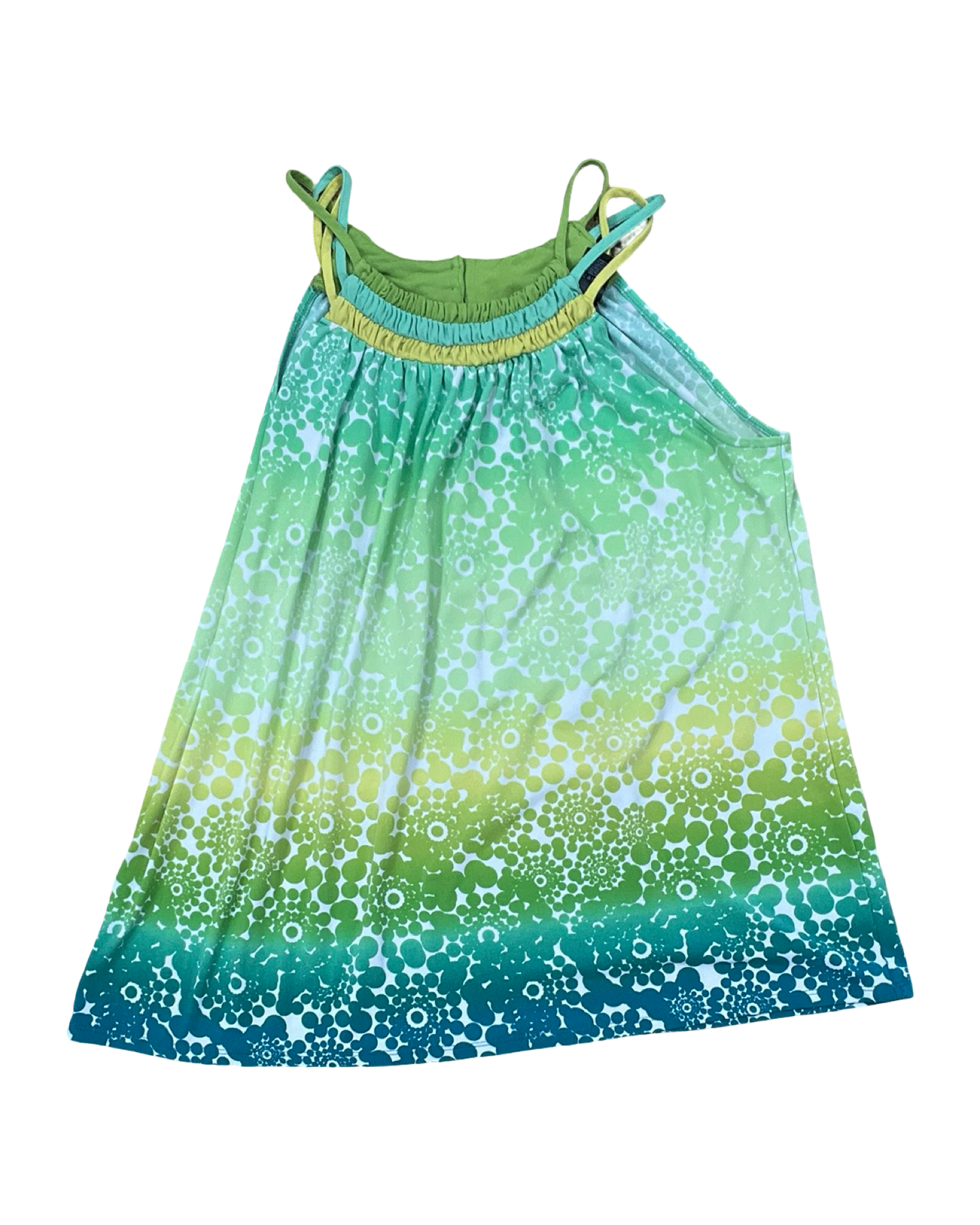 Top Sleeveless By Axcess In Green, Size:L