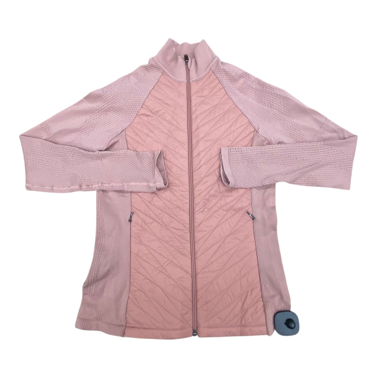 Athletic Jacket By Athleta In Pink, Size:M