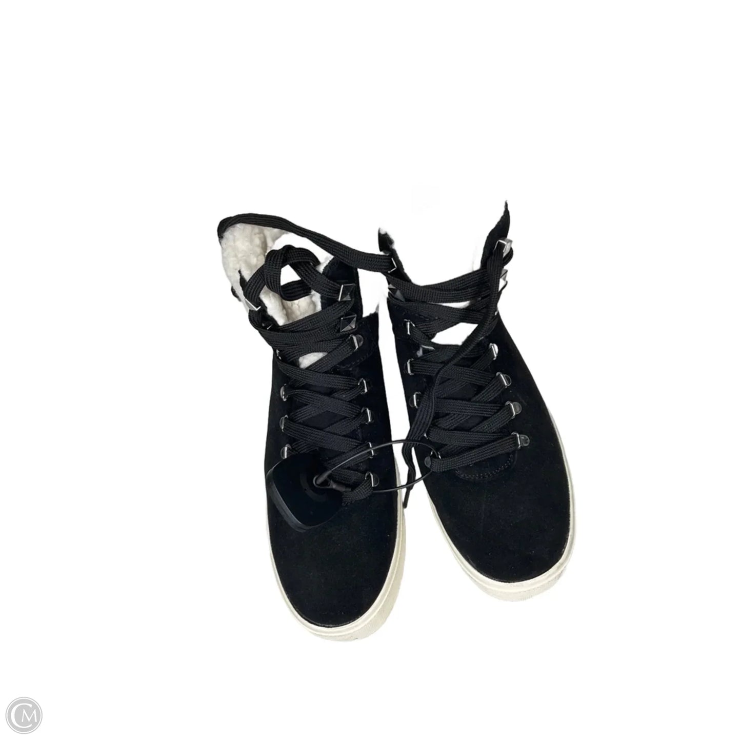 Boots Ankle Flats By Marc Fisher In Black, Size: 9