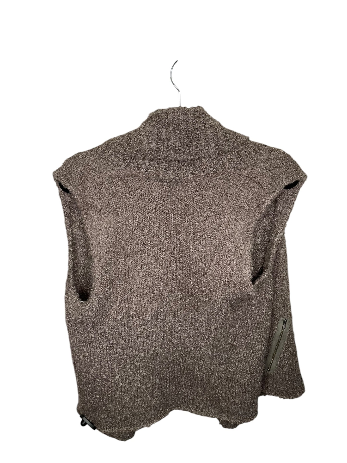 Vest Sweater By Loft In Brown, Size: M