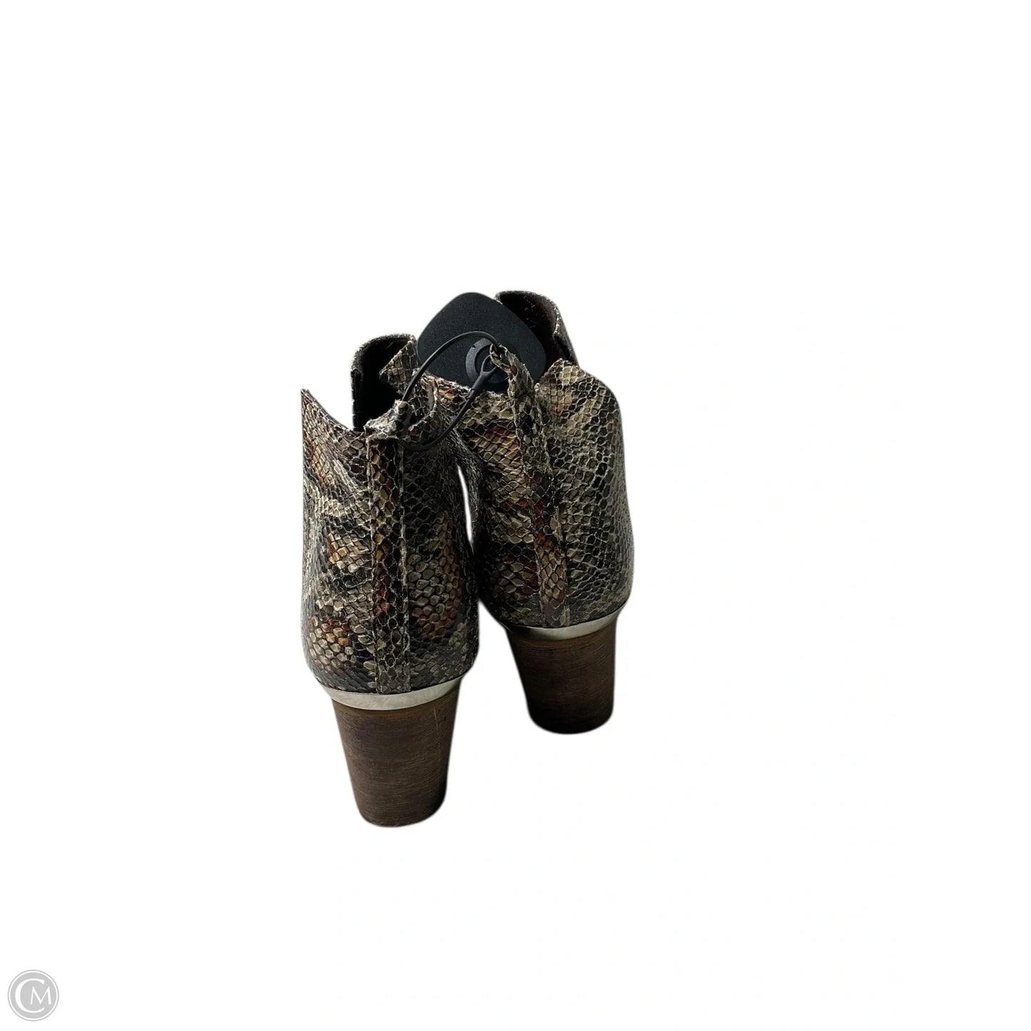 Boots Ankle Heels By Jenni Kayne In Snakeskin Print, Size: 9.5