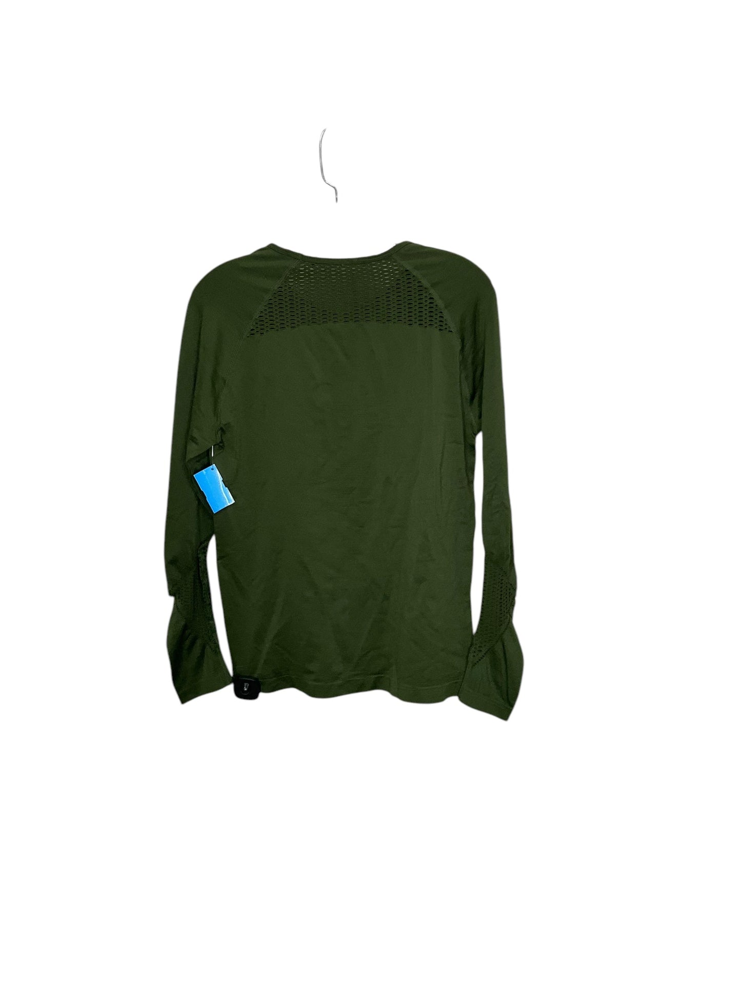 Athletic Top Long Sleeve Crewneck By Fabletics In Green, Size: L