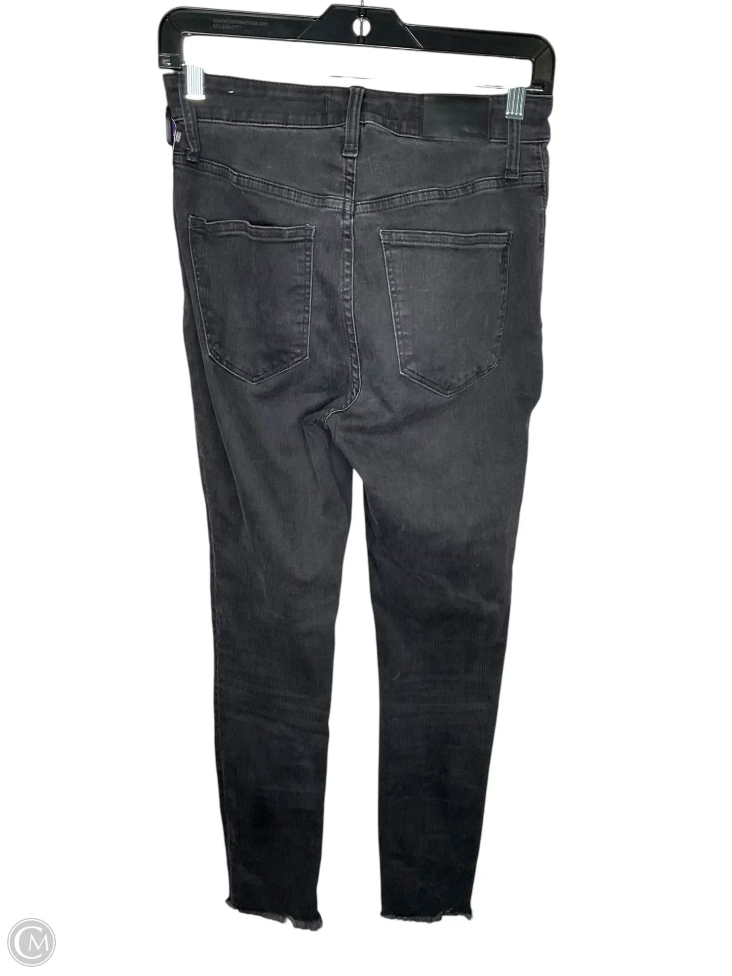 Jeans Skinny By Madewell In Black Denim, Size: 4