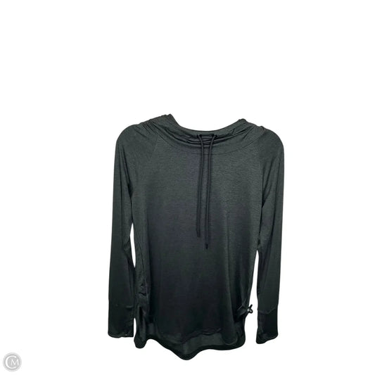 Athletic Top Long Sleeve Hoodie By Athleta In Grey, Size: M