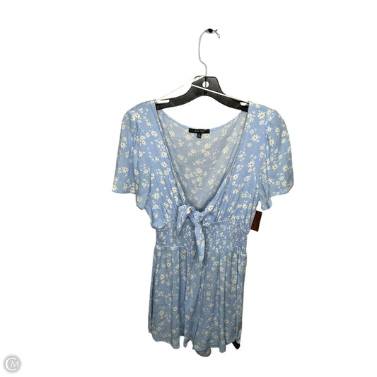 Romper By Love Tree In Blue, Size: M
