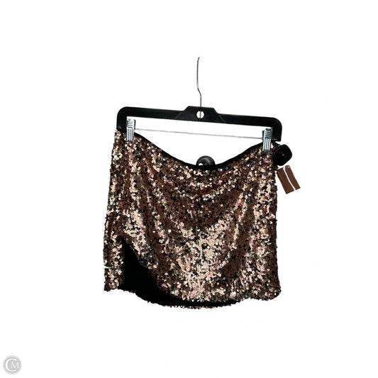 Skirt Mini & Short By Free People In Bronze, Size: 6